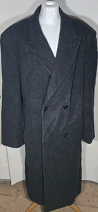 House Of Fraser langer schwarzer Wollmischung Mantel Gr. 40R lanificio marcolana - Bild 1 von 18