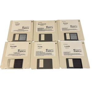 Commodore Amiga OS Betriebssystem 3.1 6 Diskette 3.5 Floppy Original - Bild 1 von 3