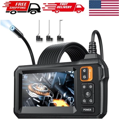 16.5FT Borescope Camera with 8 LED Lights - Ideal for Narrow Pipe Inspections - Image 1 of 4