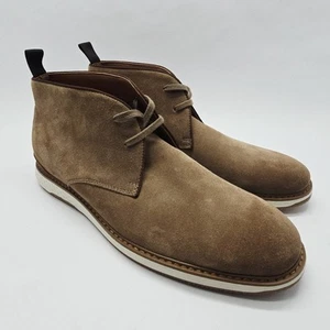 Vince Camuto Men's 11.5M VM-Stuwert Tan Leather Round Toe Chukka Boots - Picture 1 of 10