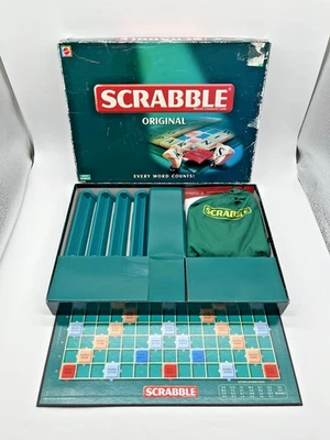 Scrabble Original Board Game *100% Complete* Mattel Family Christmas Xmas Games - Image 1 of 4