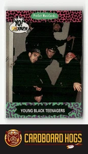 1991 Pro Set Yo! MTV Raps #95 Young Black Teenagers - Picture 1 of 2