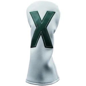 Golf Club White Hybrid Head Cover PU Leather Headcover with Large Number Tag X - Photo 1/7