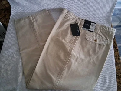 Nova Calça Masculina IZOD GOLF Tamanho 40x30 Cor Bronzeada 100% Algodão  - Imagem 1 de 4