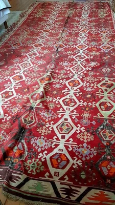 Très Grand Kilim Anatolien Antique - Pièce unique - Photo 1/4