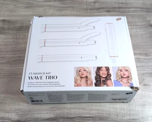 Kit interruttore T3 Wave Trio 77562 ferro styling bianco con 3 fusti intercambiabili - Foto 1 di 12