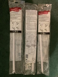 Rubbermaid 3R05-WHT 16” All-In-One Hardware Pack for 16” & 20” Shelves X3 - Picture 1 of 4