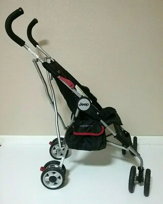 Kolcraft Jeep Wrangler Baby Stroller Single All Weather Black - Image 1 of 4