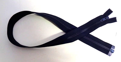 27" Talon #5 Midnight Blue Light Weight Molded Plastic Separating Zipper - Image 1 of 3