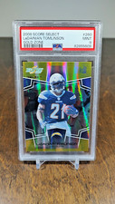 2008 Score Select Gold Zone /50 #260 LaDainian Tomlinson PSA 9