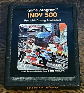 Indy 500 Atari 2600 Cleaned & Tested - Picture 1 of 3