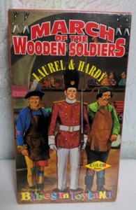 March Of The Wooden Soldiers (VHS 1991) Laurel & Hardey Color Collector Classic - Picture 1 of 2