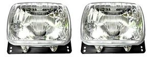 2x reflektor H4 reflektor główny do ciągnika New Holland i żarówek 12V - Zdjęcie 1 z 4