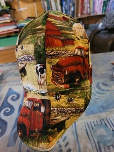 WELDING CAP MADE WITH FARM SCENERY - Picture 1 of 1