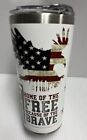 Tervis Home of the Free Because of the Brave 20 Oz. Stainless Tumbler with Lid