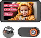 5.2" 1080P Baby Car Camera Full-Color Night Vision for Back Seat Rear Facing BM2