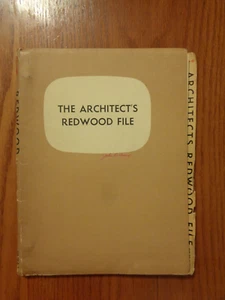 Architect's Redwood File: CRA Literature For Specifiers 1960 SC - Picture 1 of 1