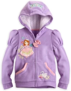 Disney Store Minnie Mouse Hoodie Sweat Shirt Girl Size 5/6  - Picture 1 of 1