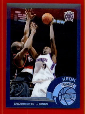 2002-03 Topps Chrome Refractors #65 Keon Clark. - Image 1 of 2