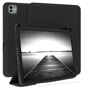 Smart Cover für Apple iPad Pro 11 Hülle Stifthalterung Tablet Schwarz - Afbeelding 1 van 7
