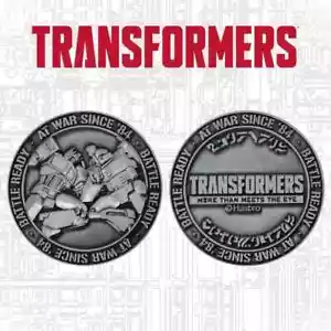 Moneda Coleccionistas 40 Aniversario Hasbro Transformers ~ NUEVA, EN MANO - Imagen 1 de 2