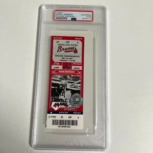 Randy Johnson Signed Inscribed Perfect Game Ticket May 18, 2004 PSA DNA COA - Picture 1 of 4