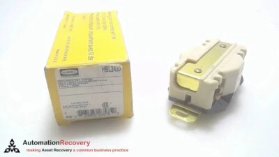 HUBBELL HBL2420, LOCKING RECEPTACLE, NEW #307357 - Image 1 of 4