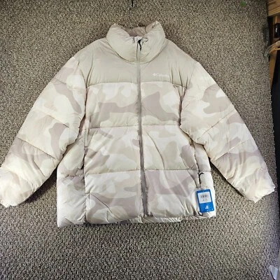 Columbia Puffect II Puffer jacket Mens XL Full Zip Camo NEW - Image 1 of 4