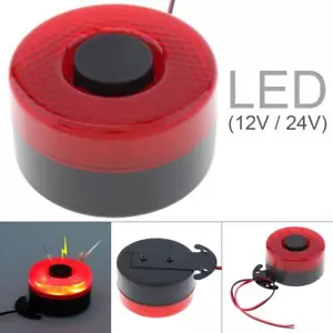 12V /24V Reverse Beeper Horn Vehicle Auto Warning Back Up Alarm Siren with Light - Picture 1 of 10
