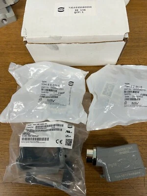 HARTING HAN 6b-hbm-sl PANEL 4X/12 ENCLOSURE HAN 6E-STI-S & HAN 6E-BU-S CONNECTOR - Image 1 of 4