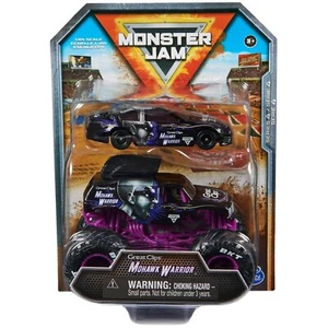 New Spin Master EXCLUSIVE Monster Jam Truck Mohawk Warrior & Race Car Series 4 - Picture 1 of 7