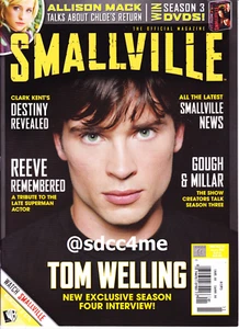 Smallville Official Magazine # 4 Tom Welling Superman Christopher Reeve Allison - Picture 1 of 1
