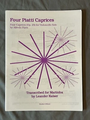 Cuatro Caprichos (Op. 25) - Alfredo Piatti - trans. para marimba de Leander Kaiser Foto 1 de 4
