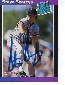 STEVE SEARCY FIRMADO 1989 DONRUSS #29 - TIGRES DETROIT - Imagen 1 de 1