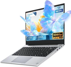 💚PC Portatile 15,6 Pollici Notebook INTEL Win11 Laptop 8GB DDR4 RAM 256GB SSD - Foto 1 di 12