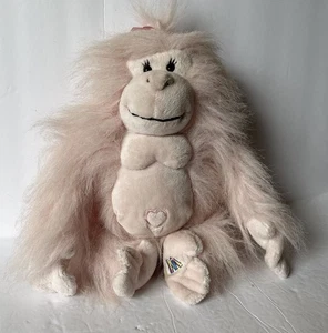 Ganz Webkinz Rosa Glamoroso Gorila 9” Peluche Animal HM477 Retirado - Imagen 1 de 8