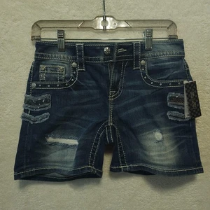 Miss Me Women's size 25 Denim Shorts NEW! - Picture 1 of 13