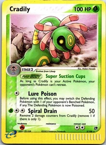 Cradily Reverse Holo Rare SS Sandsturm 3/100 NM - Bild 1 von 2