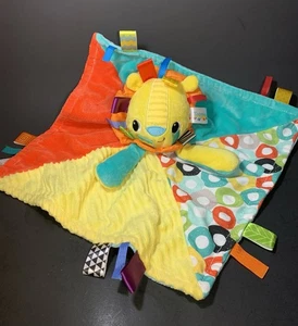 Taggies Bright Starts bunte Kreise Löwe Plüsch Lovey Sicherheitsdecke 14 Zoll Spielzeug - Bild 1 von 11