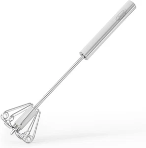 Hand Whisk, Newness Whizzy Whisk Easy Stainless Steel 12 inch, Silver  - Picture 1 of 3