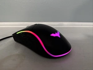 Havit HV-MS733 RGB Programmable USB Wired Gaming Mouse Black Works Rainbow Light - Picture 1 of 3