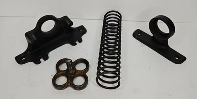 Antique J R Baker Bedside Adjustable Tilt Table Book Reading Iron Hardware Parts - Image 1 of 4