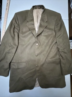 Blazer Brandini Le Collezioni for Hecht’s Hombre’s 40 Alto Marrón Microfibra NUEVO Foto 1 de 4