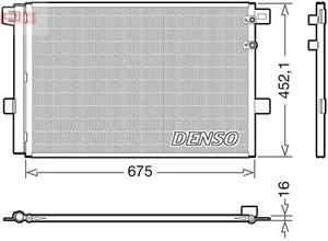 Condenser, air conditioning DENSO DCN32065 - Picture 1 of 1