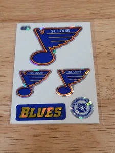 St. Louis Blues Hockey Vending Sticker Sheet 2.5 X 3.5 1990s? - Picture 1 of 2