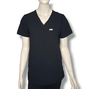 Figs Catarina One Pocket Scrub Top Damen klein schwarz FW1000 - Bild 1 von 8