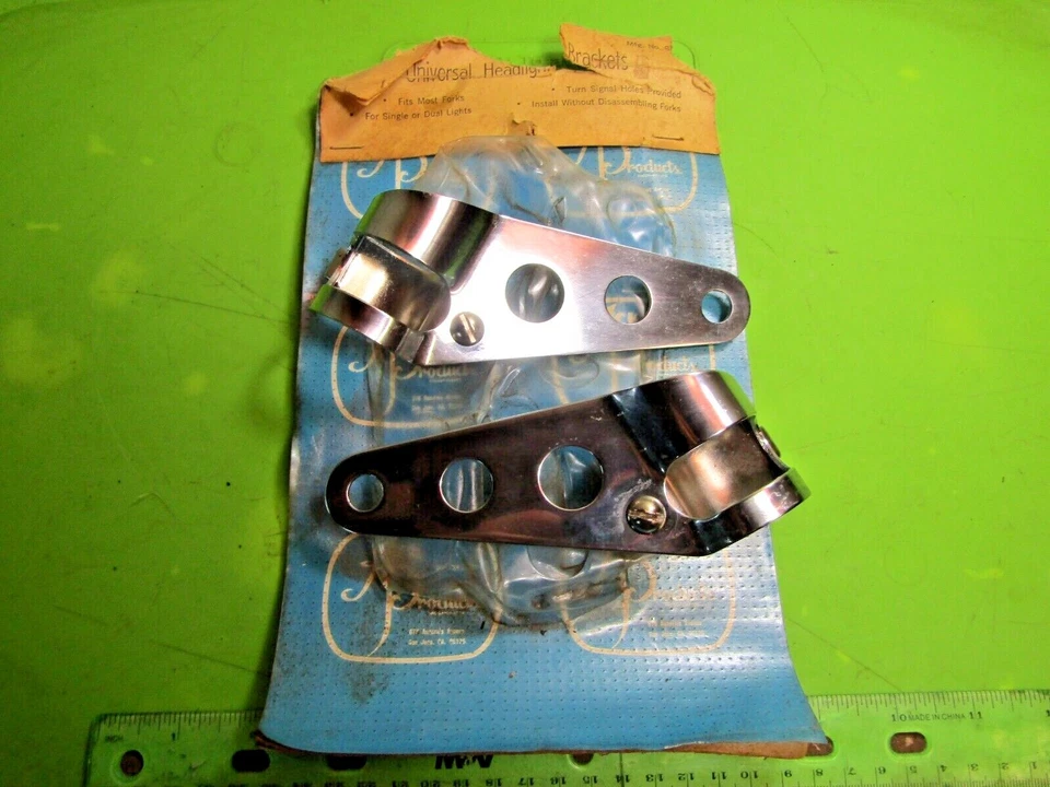 Orejas horquilla cromadas universales para motocicleta #7 Honda SL 350K1 Motosport 1969-1973 Foto 1 de 3