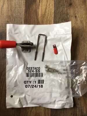 NEW Factory Sealed De-Sta-Co 324-SS Holder Latch Clamp Stainless Steel