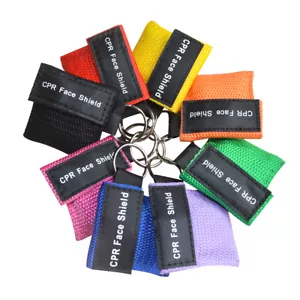 120pcs/lot First Aid Resuscitation 30:2 CPR Face Shield Keyring Mouth to Mouth - Picture 1 of 12