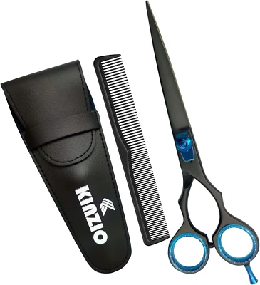 💚SET FORBICI DA PARRUCCHIERE PROFESSIONALI KIT BARBIERE CAPELLI LISCIA PREMIUM - Immagine 1 di 4